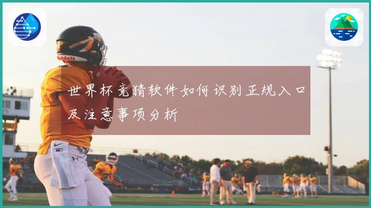 世界杯竞猜软件如何识别正规入口及注意事项分析