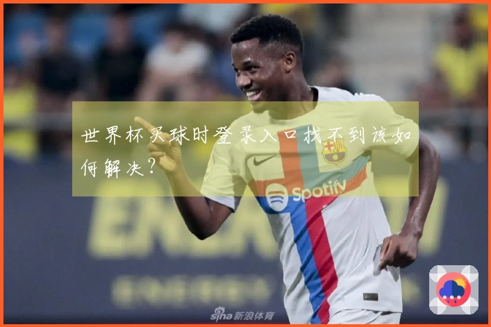 世界杯买球时登录入口找不到该如何解决？
